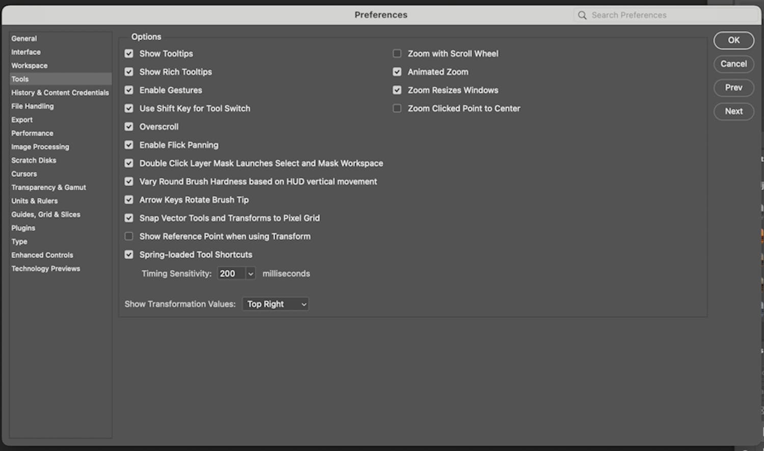 Anpassa verktygen. Du kan anpassa Photoshop på alla möjliga sätt.